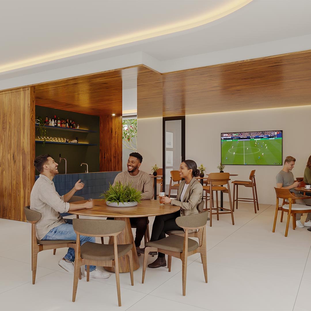 Salão de Festas com Sport Bar